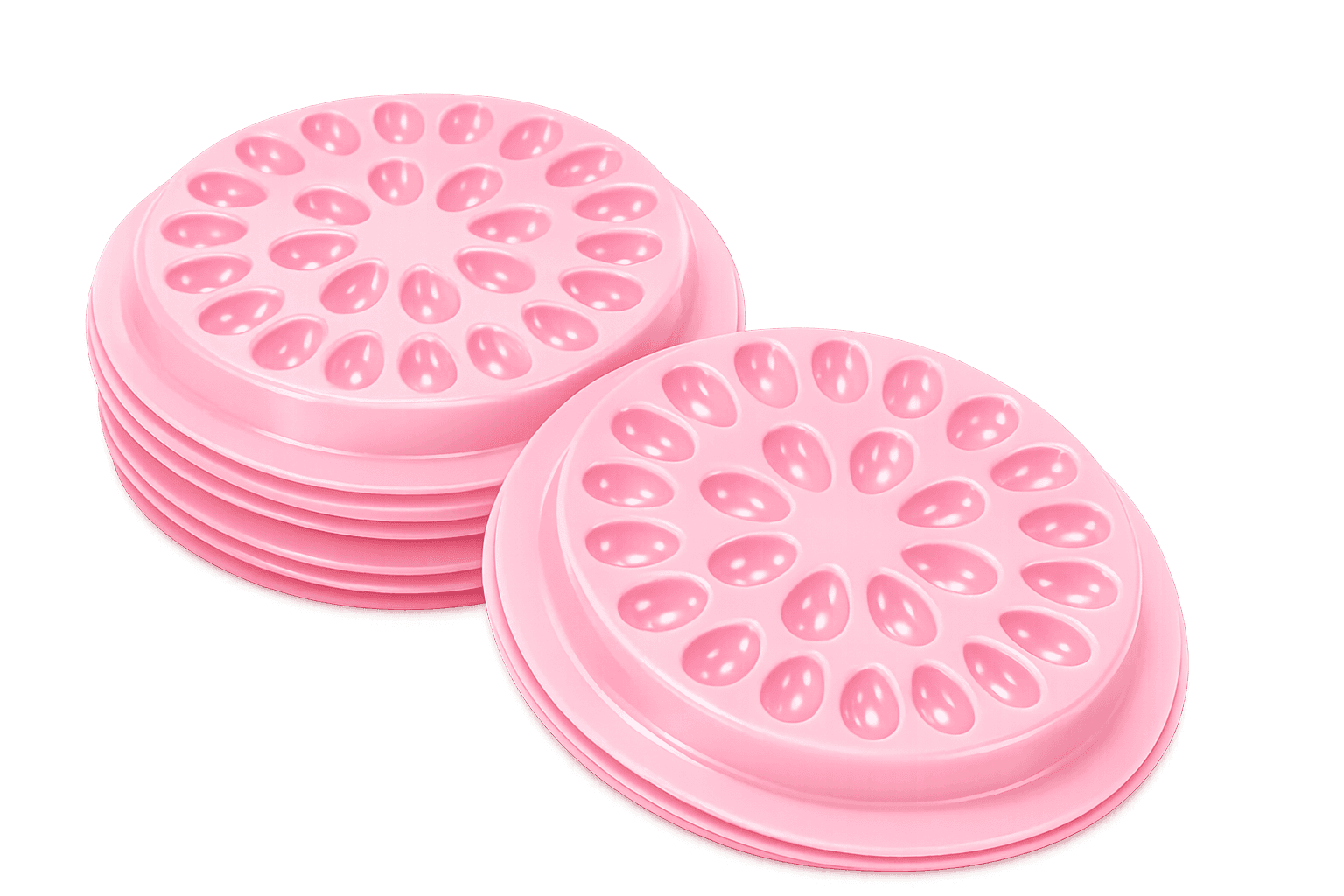 Flower-Shaped Tray Glue Holder